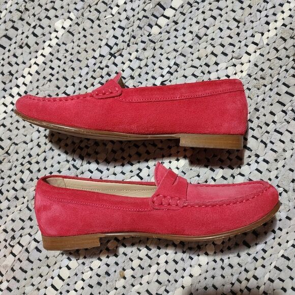 J. Crew 'James' Suede Loafers - Soft Fuchsia - Picture 10 of 14